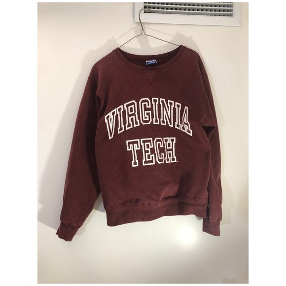 Vintage VT Maroon Champion Pullover - Picture 1 of 4